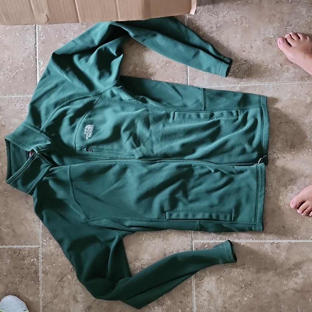 North Face zip-up jacket